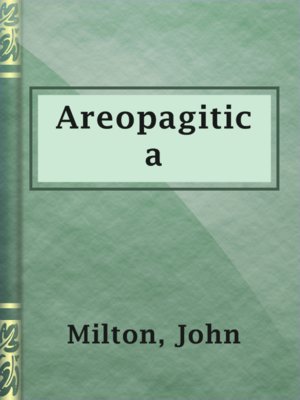 Areopagitica - ebook